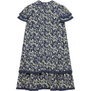 Mint Velvet Navy Floral Print Mini Dress